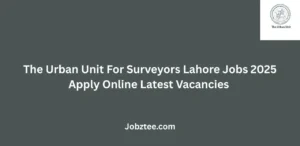 The Urban Unit For Surveyors Lahore Jobs 2025 Apply Online Latest Vacancies